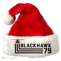 Black Hawk 79 Helicopter Retro Santa Hat thumb 0