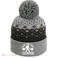 Bigfoot Hide And Seek Champion The Baniff Cuffed Pom Beanie thumb 0