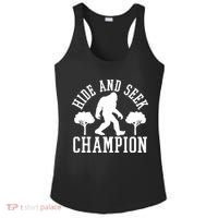 Bigfoot Hide And Seek Champion Ladies PosiCharge Competitor Racerback Tank thumb 0
