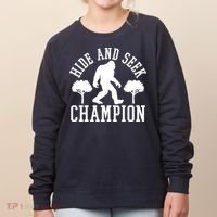 Bigfoot Hide And Seek Champion Women's Sweatshirt thumb 0