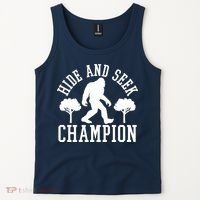 Bigfoot Hide And Seek Champion Tank Top thumb 2