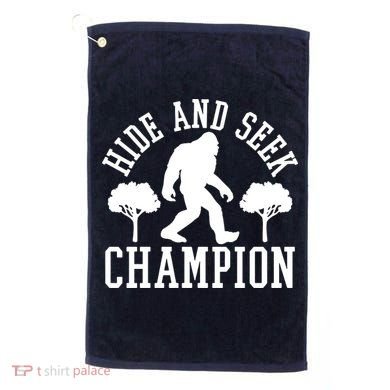 Bigfoot Hide And Seek Champion Golf Towel