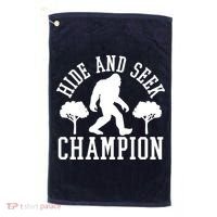 Bigfoot Hide And Seek Champion Golf Towel thumb 0