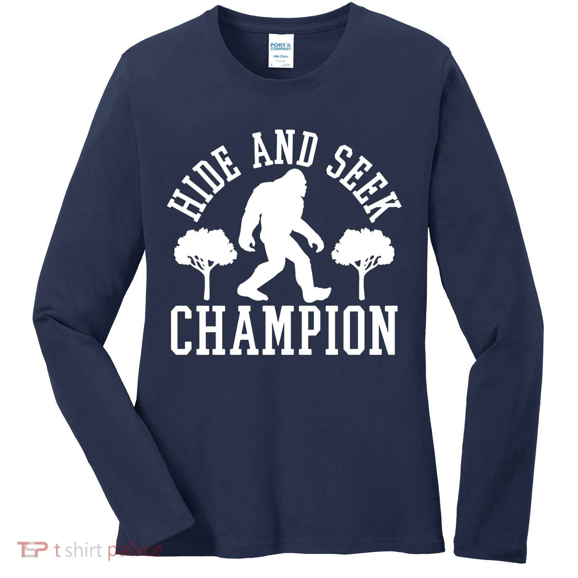 Bigfoot Hide And Seek Champion Women's Long Sleeve Shirt