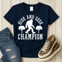 Bigfoot Hide And Seek Champion Women's T-Shirt thumb 3