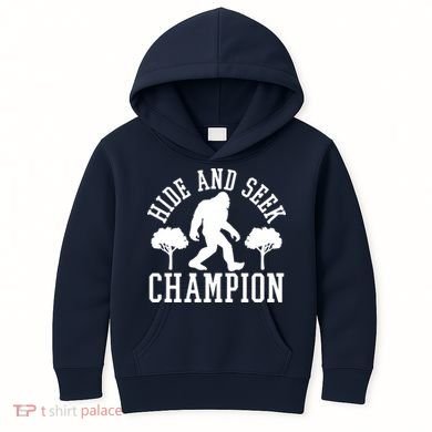 Bigfoot Hide And Seek Champion Kids Hoodie