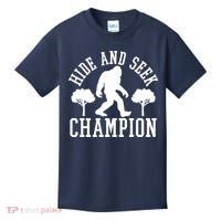 Bigfoot Hide And Seek Champion Kids T-Shirt thumb 0
