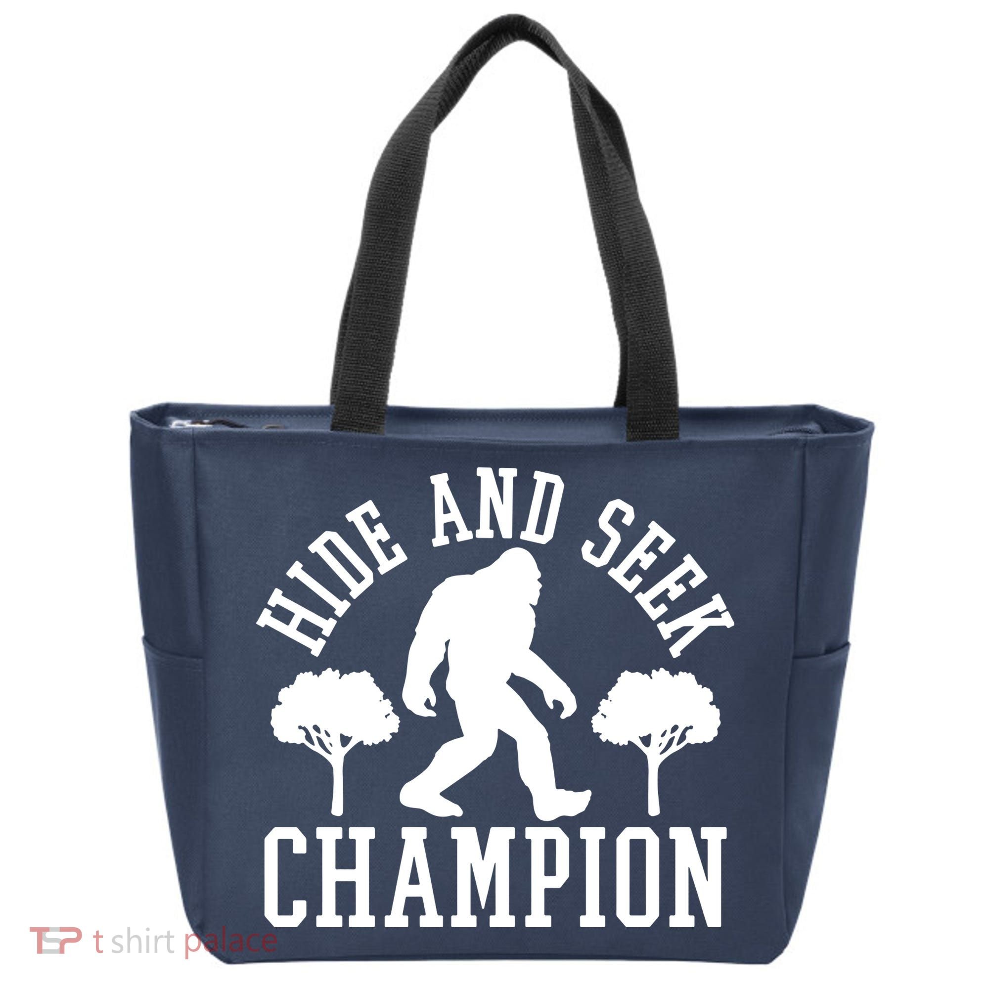 Bigfoot Hide And Seek Champion Tote Bag