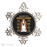 Basset Hound Anatomy Funny Dog Mom Dad Cute Gift Ornament thumb 0