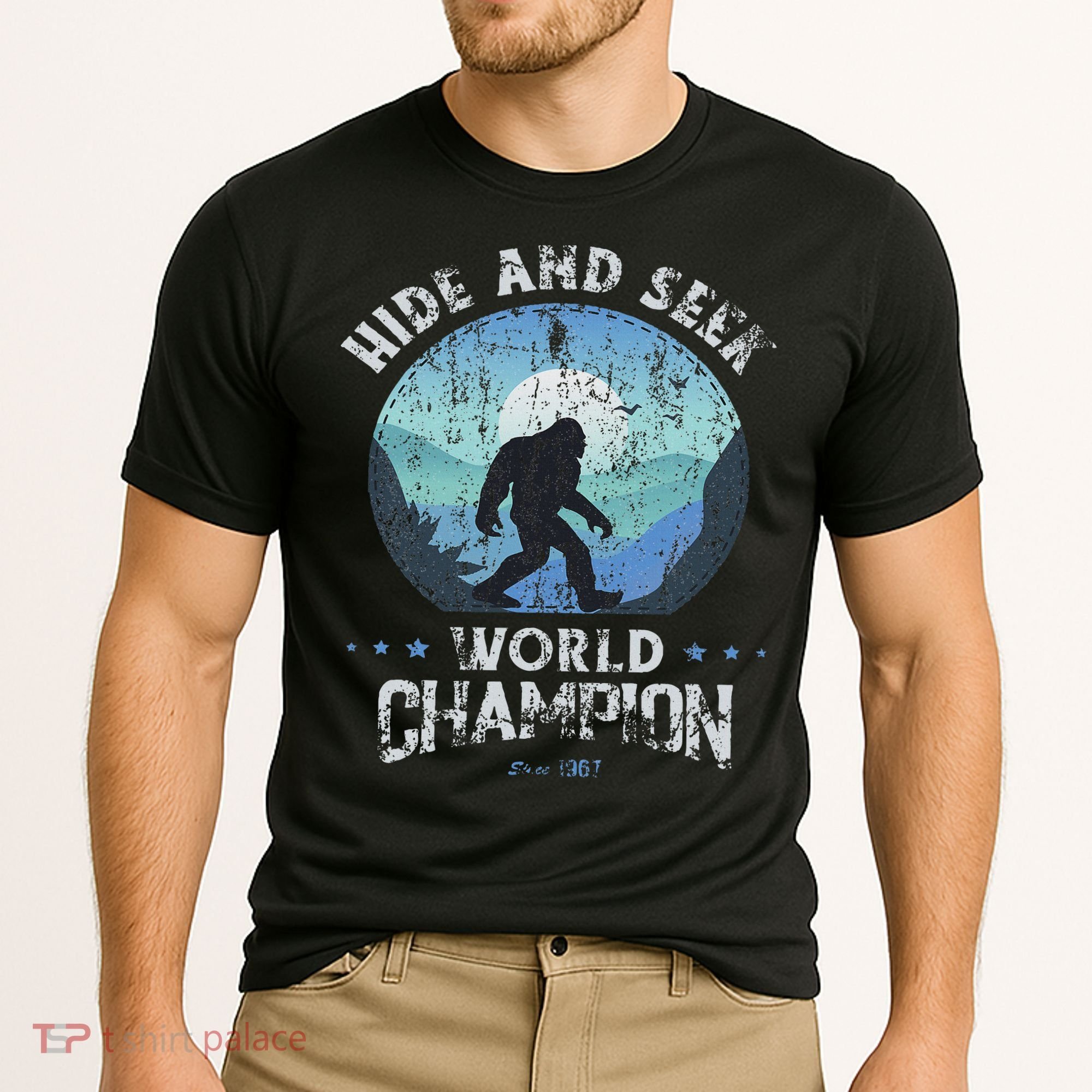 Bigfoo Hide And Seek, Bigfoot Hide And Seek Champion Cooling Performance Crew T-Shirt