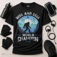 Bigfoo Hide And Seek, Bigfoot Hide And Seek Champion Cooling Performance Crew T-Shirt thumb 3