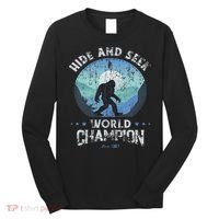 Bigfoo Hide And Seek, Bigfoot Hide And Seek Champion Long Sleeve Shirt thumb 0