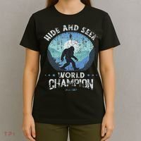Bigfoo Hide And Seek, Bigfoot Hide And Seek Champion T-Shirt thumb 4
