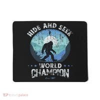Bigfoo Hide And Seek, Bigfoot Hide And Seek Champion Mousepad thumb 0