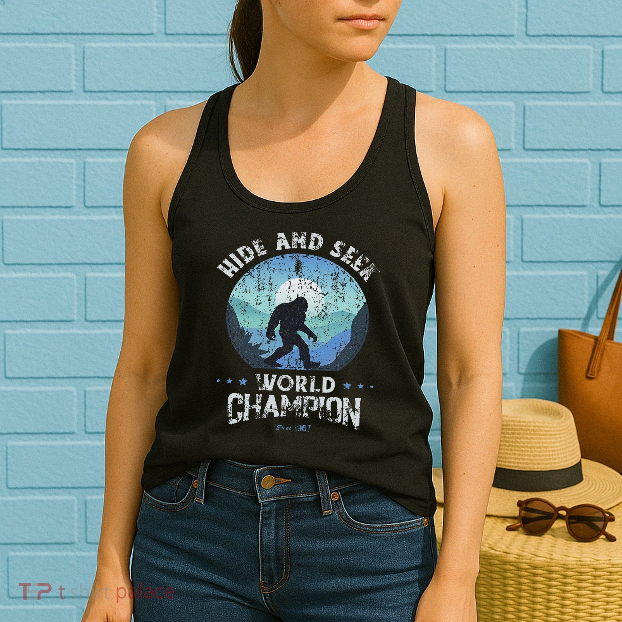 Bigfoo Hide And Seek, Bigfoot Hide And Seek Champion Women's Tank Top