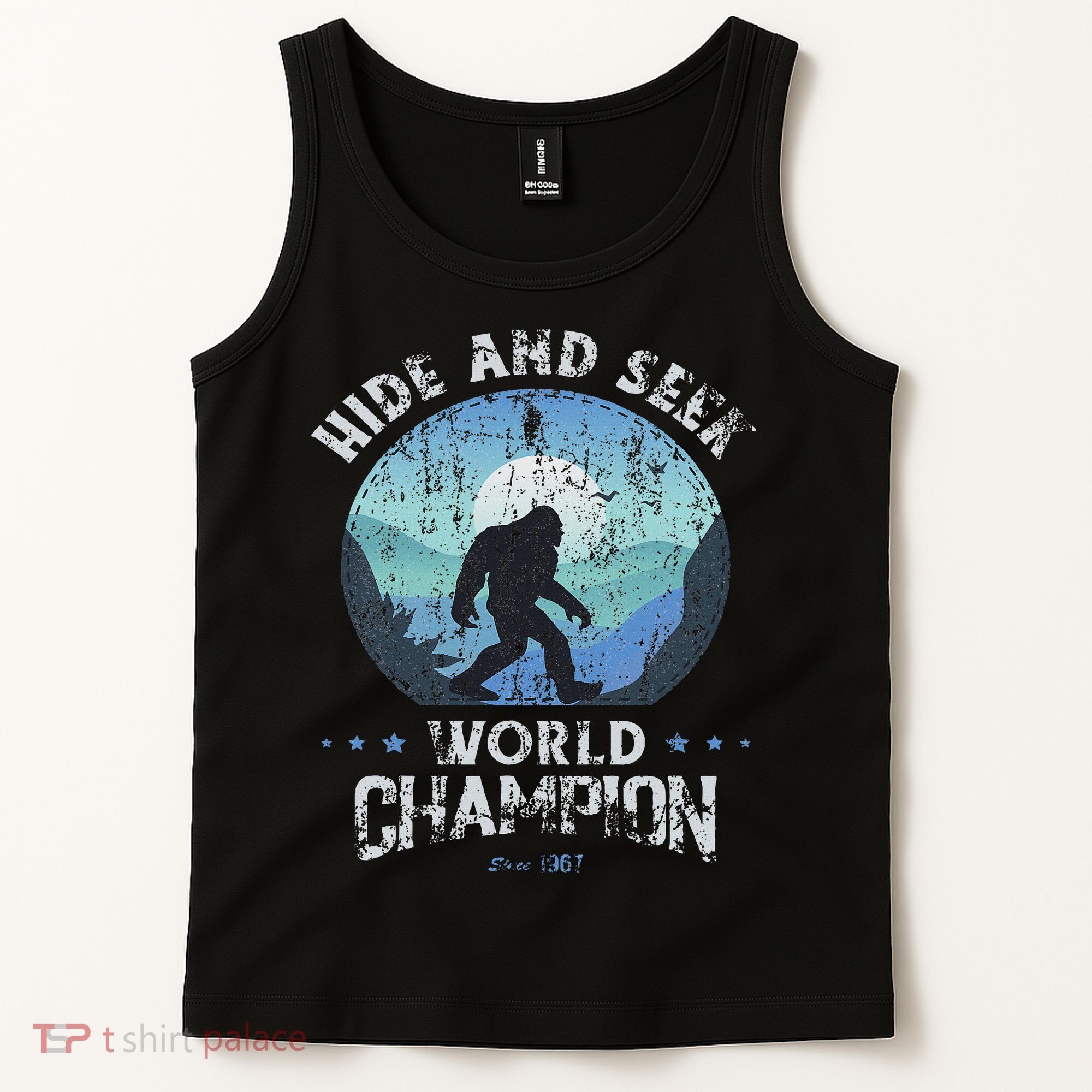 Bigfoo Hide And Seek, Bigfoot Hide And Seek Champion Tank Top