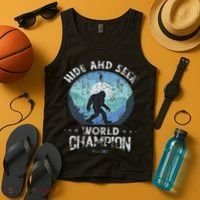Bigfoo Hide And Seek, Bigfoot Hide And Seek Champion Tank Top thumb 4
