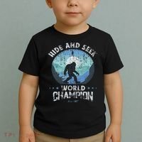 Bigfoo Hide And Seek, Bigfoot Hide And Seek Champion Toddler T-Shirt thumb 2