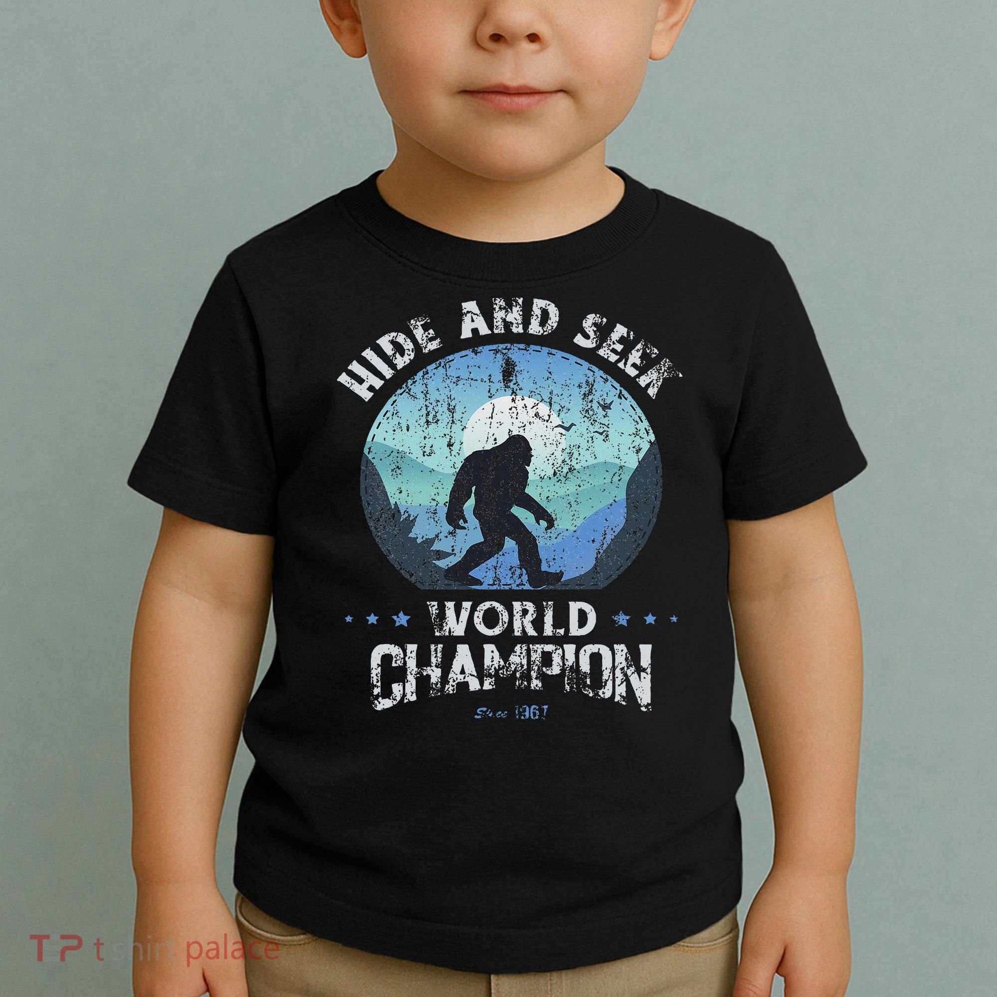 Bigfoo Hide And Seek, Bigfoot Hide And Seek Champion Toddler T-Shirt