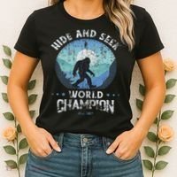 Bigfoo Hide And Seek, Bigfoot Hide And Seek Champion Women's T-Shirt thumb 2