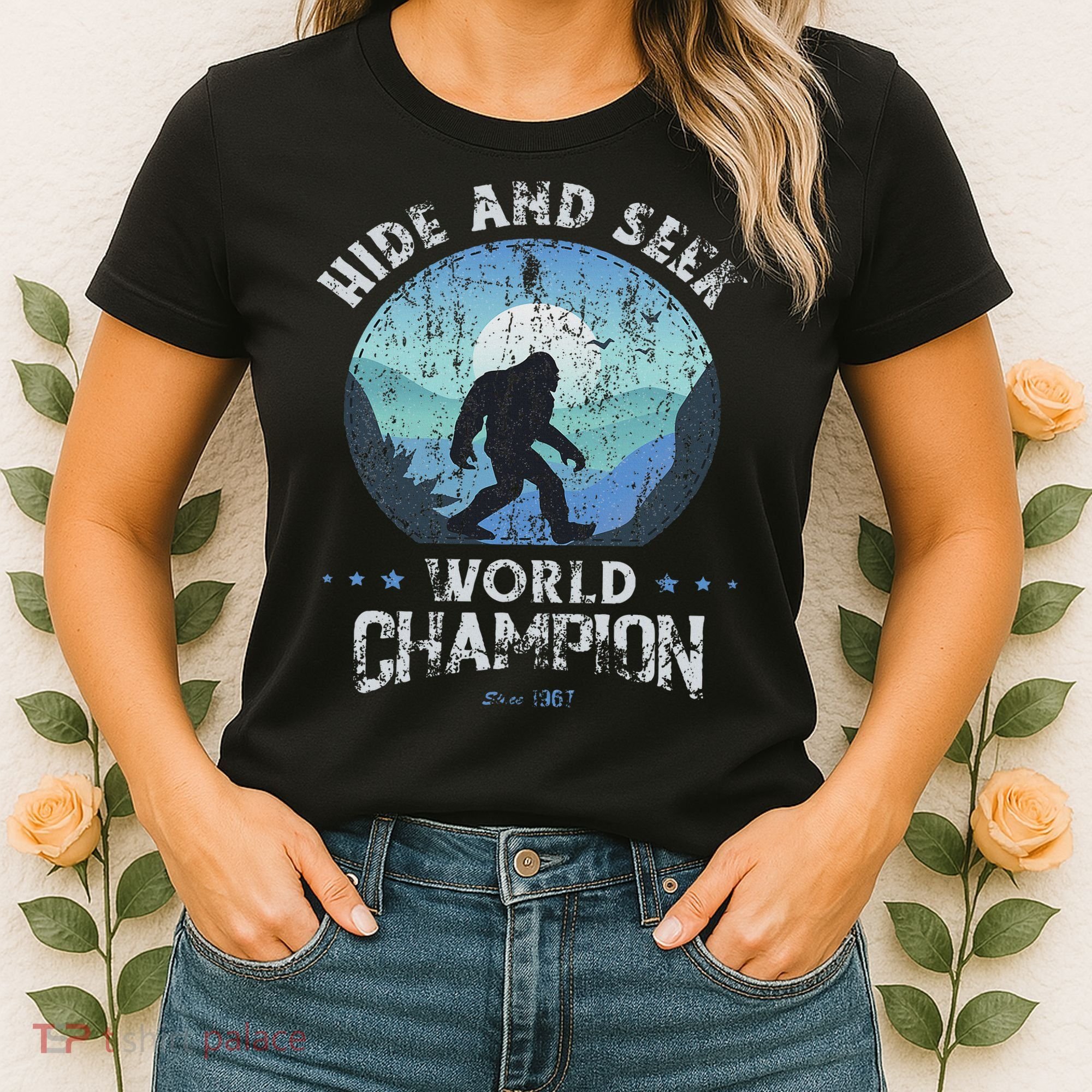 Bigfoo Hide And Seek, Bigfoot Hide And Seek Champion Women's T-Shirt