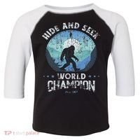 Bigfoo Hide And Seek, Bigfoot Hide And Seek Champion Toddler Fine Jersey T-Shirt thumb 0