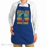 Bigfoot Hide And Seek Champ Sasquatch Retro 70s Gift Apron thumb 2