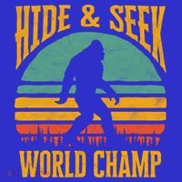 Bigfoot Hide And Seek Champ Sasquatch Retro 70s Gift Coaster thumb 2