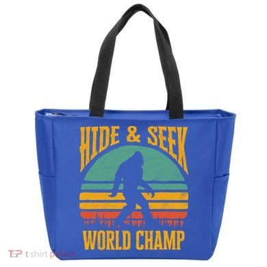 Bigfoot Hide And Seek Champ Sasquatch Retro 70s Gift Tote Bag