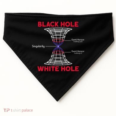 Black Hole Astrophysics Gift Idea Quantum Physics Lover USA-Made Doggie Bandana