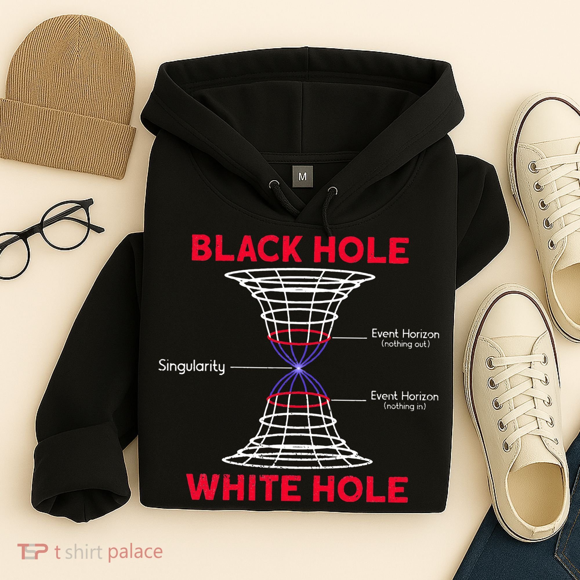Black Hole Astrophysics Gift Idea Quantum Physics Lover Hoodie