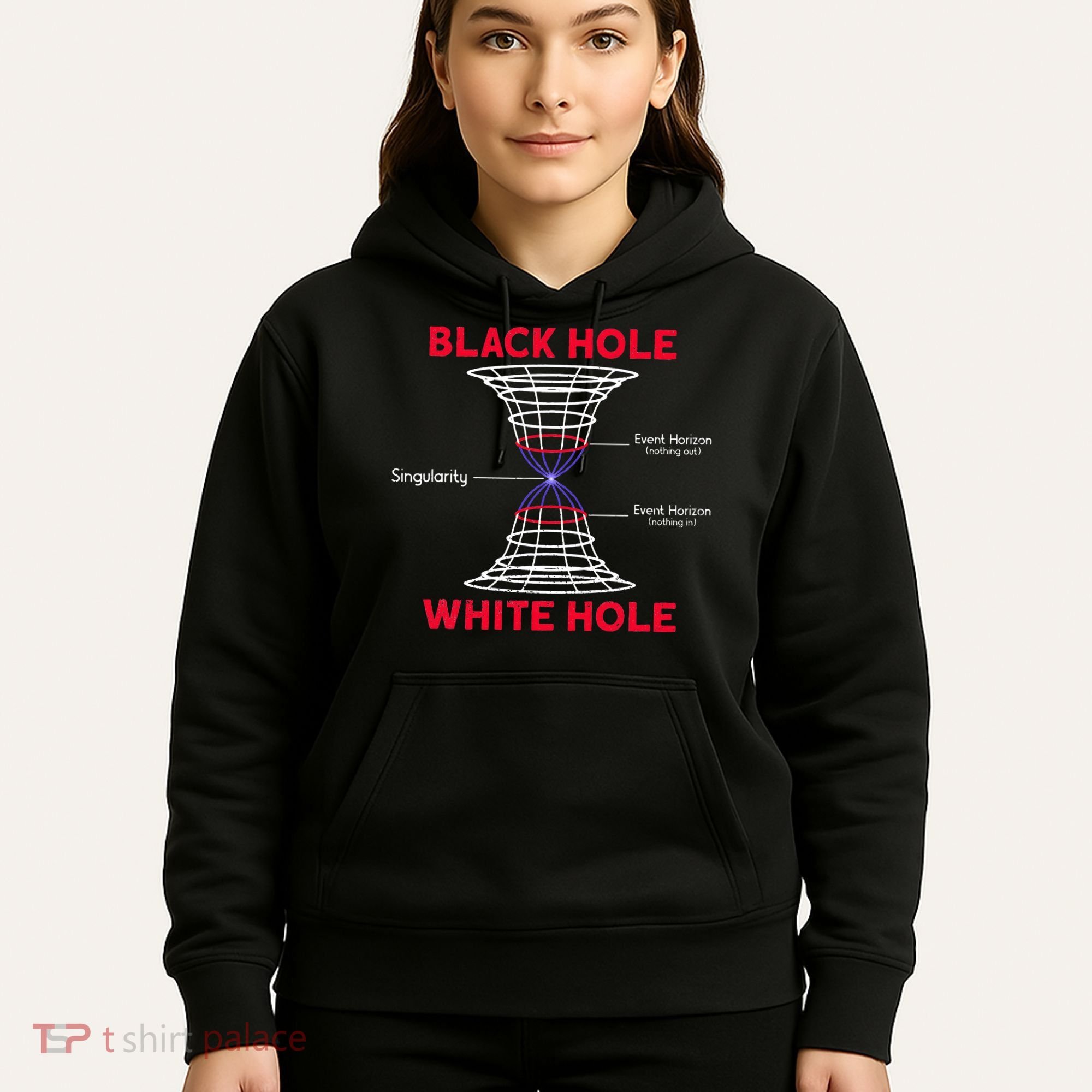 Black Hole Astrophysics Gift Idea Quantum Physics Lover Hoodie
