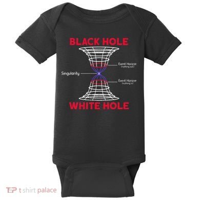 Black Hole Astrophysics Gift Idea Quantum Physics Lover Baby Bodysuit