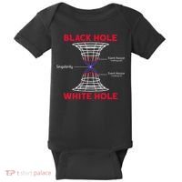Black Hole Astrophysics Gift Idea Quantum Physics Lover Baby Bodysuit thumb 0