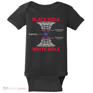 Black Hole Astrophysics Gift Idea Quantum Physics Lover Baby Bodysuit