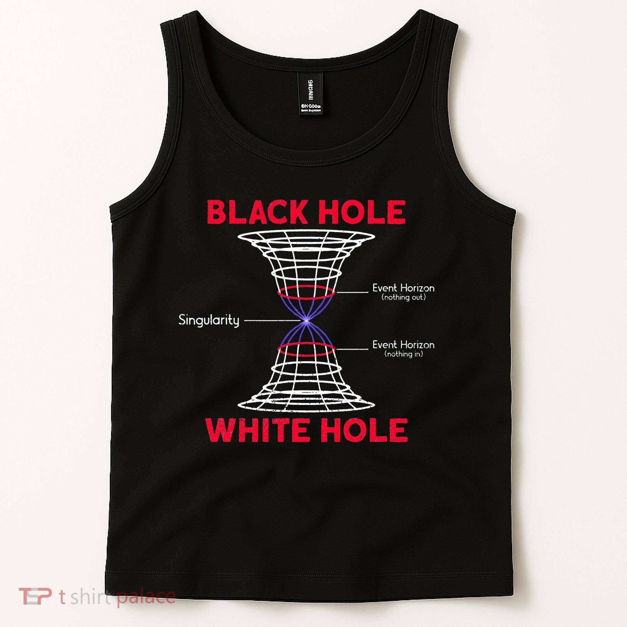 Black Hole Astrophysics Gift Idea Quantum Physics Lover Tank Top