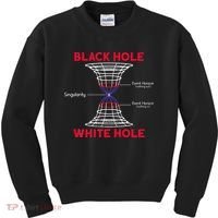Black Hole Astrophysics Gift Idea Quantum Physics Lover Kids Sweatshirt thumb 0