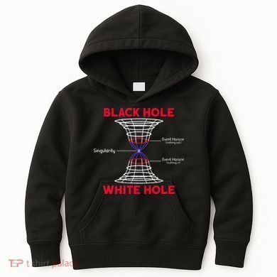 Black Hole Astrophysics Gift Idea Quantum Physics Lover Kids Hoodie