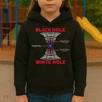 Black Hole Astrophysics Gift Idea Quantum Physics Lover Kids Hoodie thumb 3