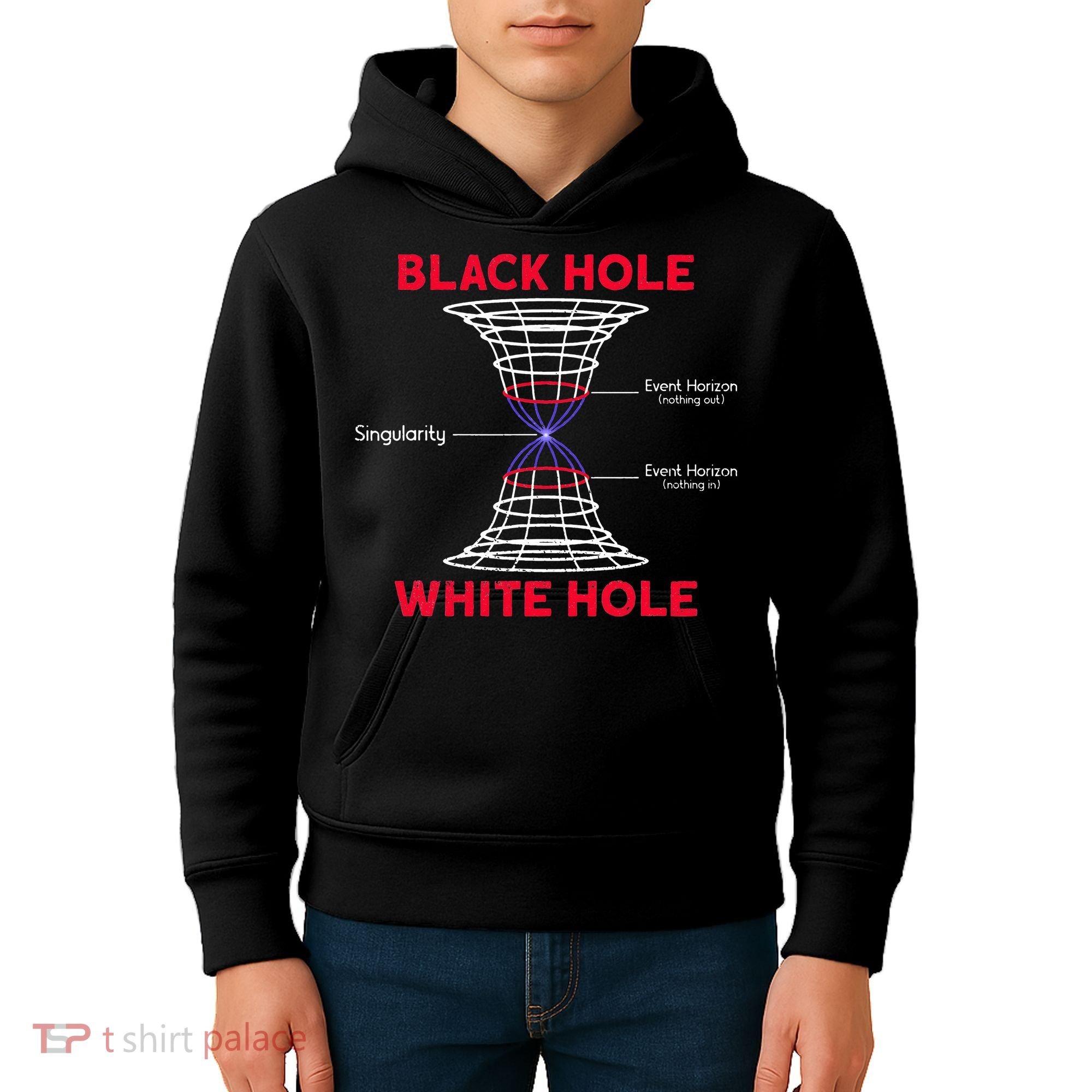 Black Hole Astrophysics Gift Idea Quantum Physics Lover Kids Hoodie