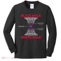 Black Hole Astrophysics Gift Idea Quantum Physics Lover Kids Long Sleeve Shirt thumb 0