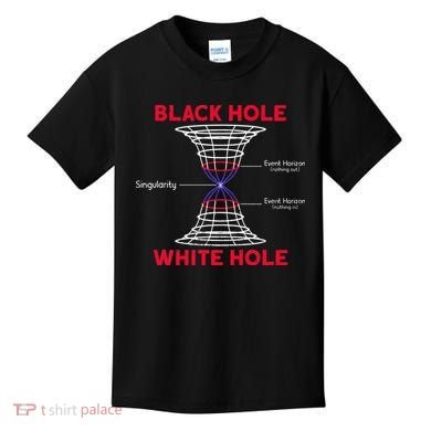Black Hole Astrophysics Gift Idea Quantum Physics Lover Kids T-Shirt