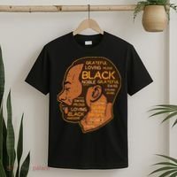 Black History Afro Man Words African American Father Dad T-Shirt thumb 2