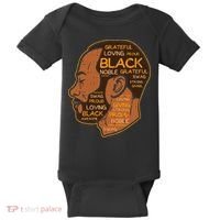 Black History Afro Man Words African American Father Dad Baby Bodysuit thumb 0