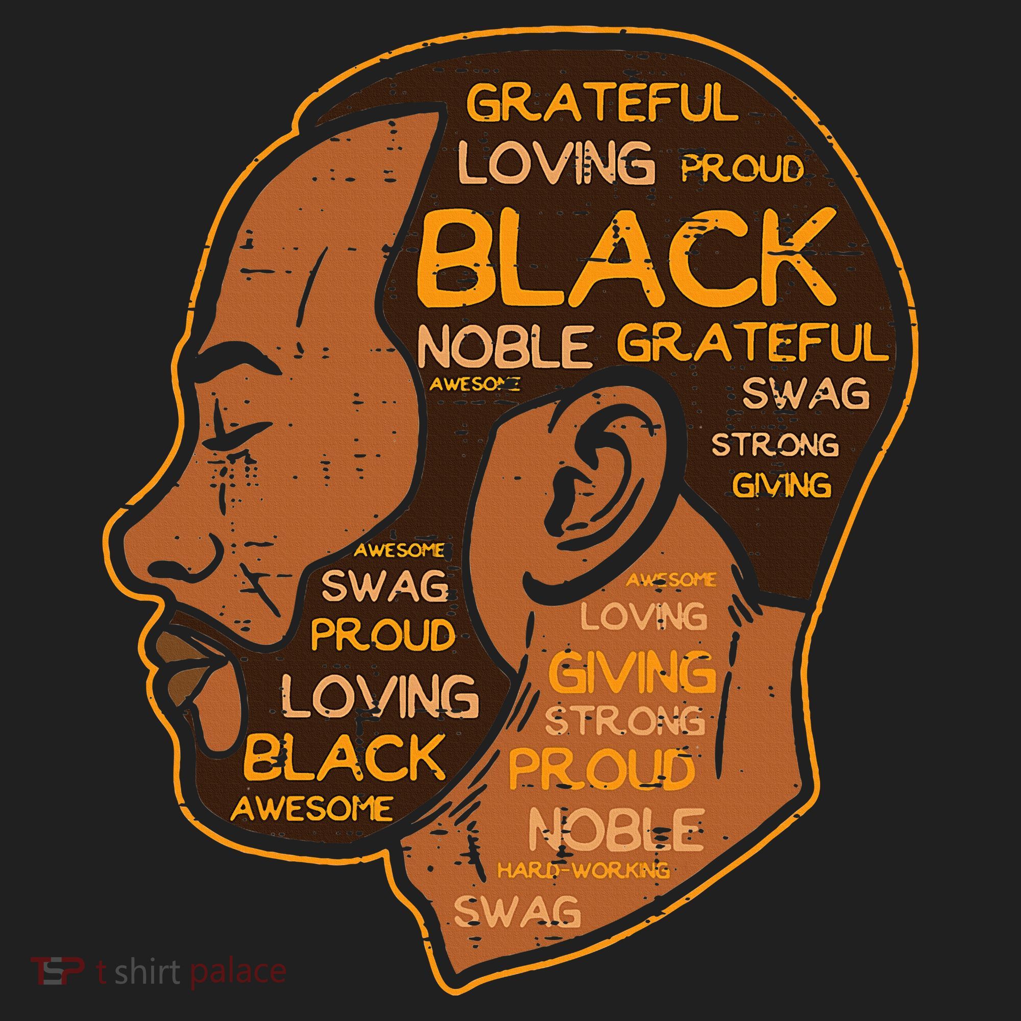Black History Afro Man Words African American Father Dad Hat