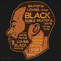 Black History Afro Man Words African American Father Dad Kids Hoodie thumb 5