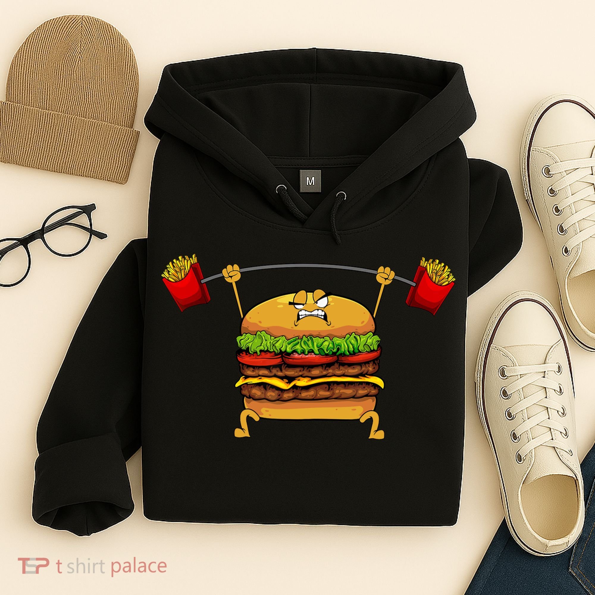 Best Hamburger Art Cheeseburger Fast Food Lovers Hoodie