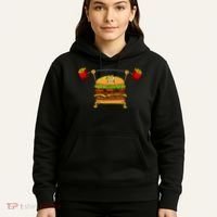 Best Hamburger Art Cheeseburger Fast Food Lovers Hoodie thumb 5