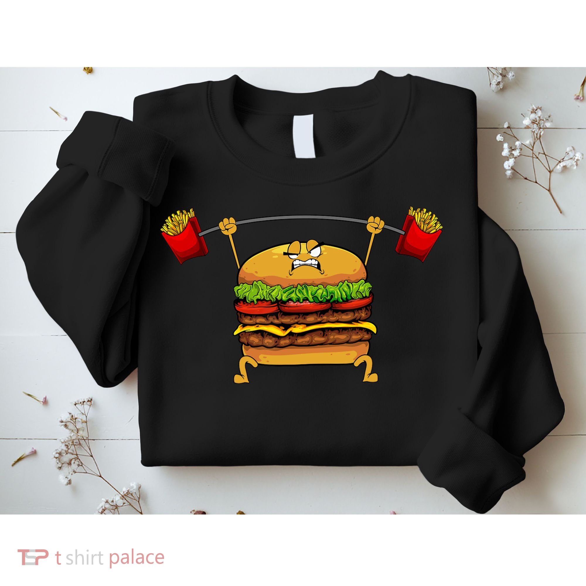Best Hamburger Art Cheeseburger Fast Food Lovers Sweatshirt