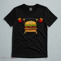 Best Hamburger Art Cheeseburger Fast Food Lovers T-Shirt thumb 5